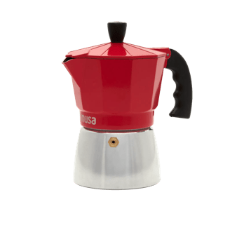 Cafetera Espresso 3 Tazas Roja IMUSA