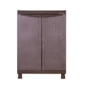 Armario Mediano Rattan Colplast Wengue