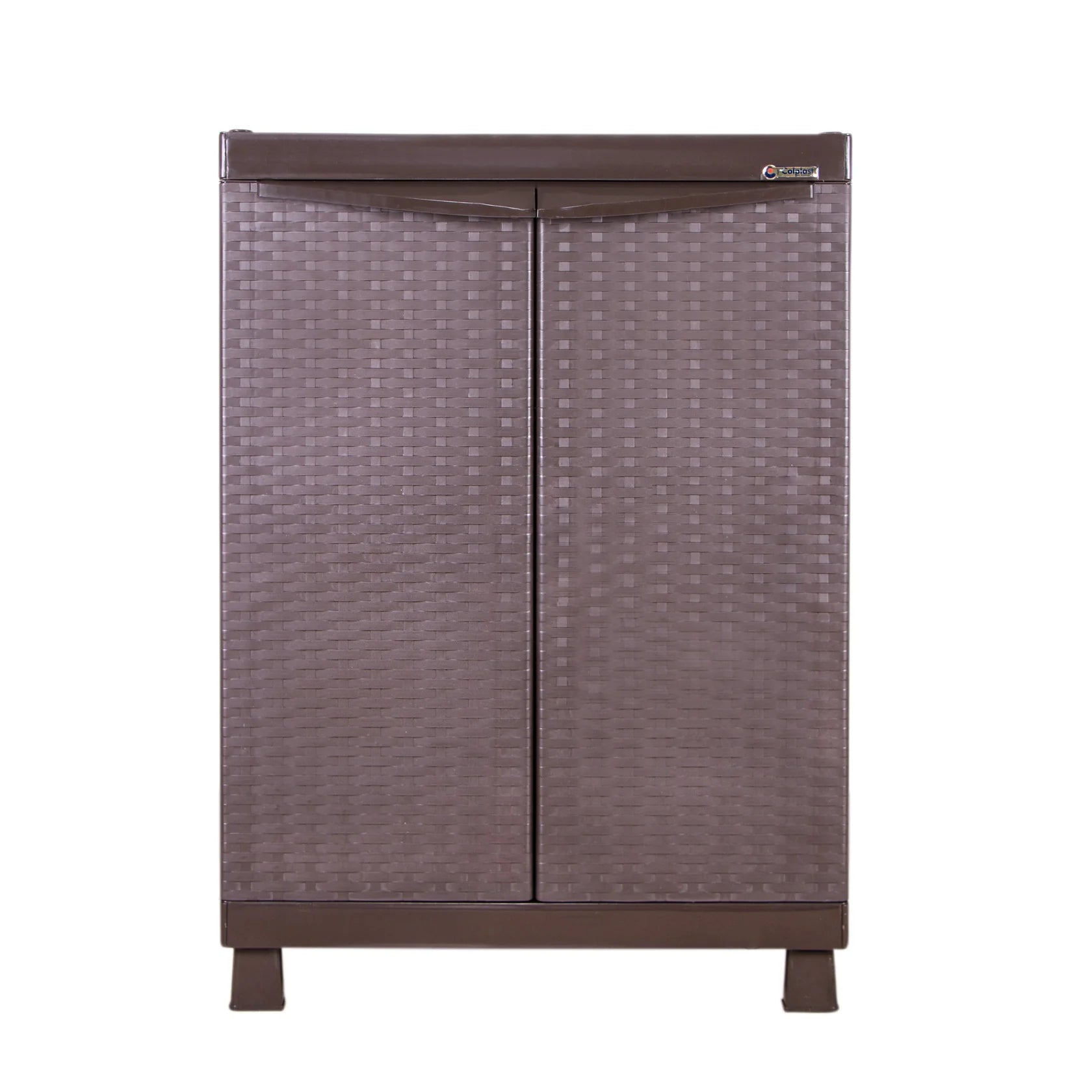 Armario Mediano Rattan Colplast Wengue