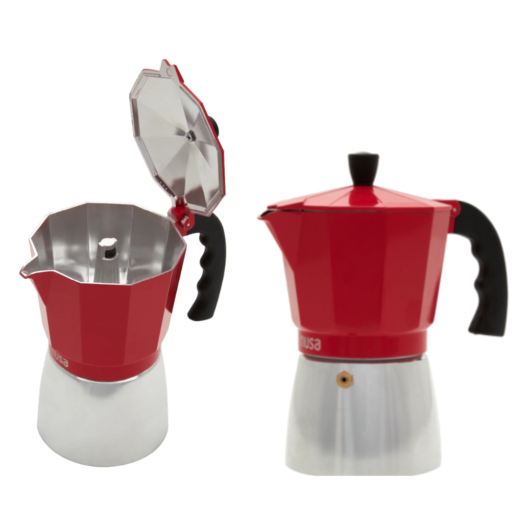 Cafetera Espresso 9 Tazas Rojo IMUSA