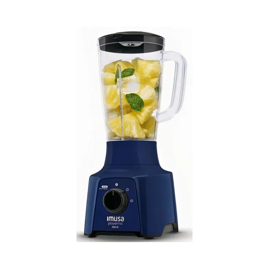 Licuadora IMUSA PowerMix Plus 2 Velocidades Azul – Uso Diario