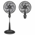 Ventilador SAMURAI Extremo 2 En 1  Pedestal o Pared  Gris