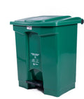 Papelera Cuadrada Pedal 60 Lt Colplast Verde