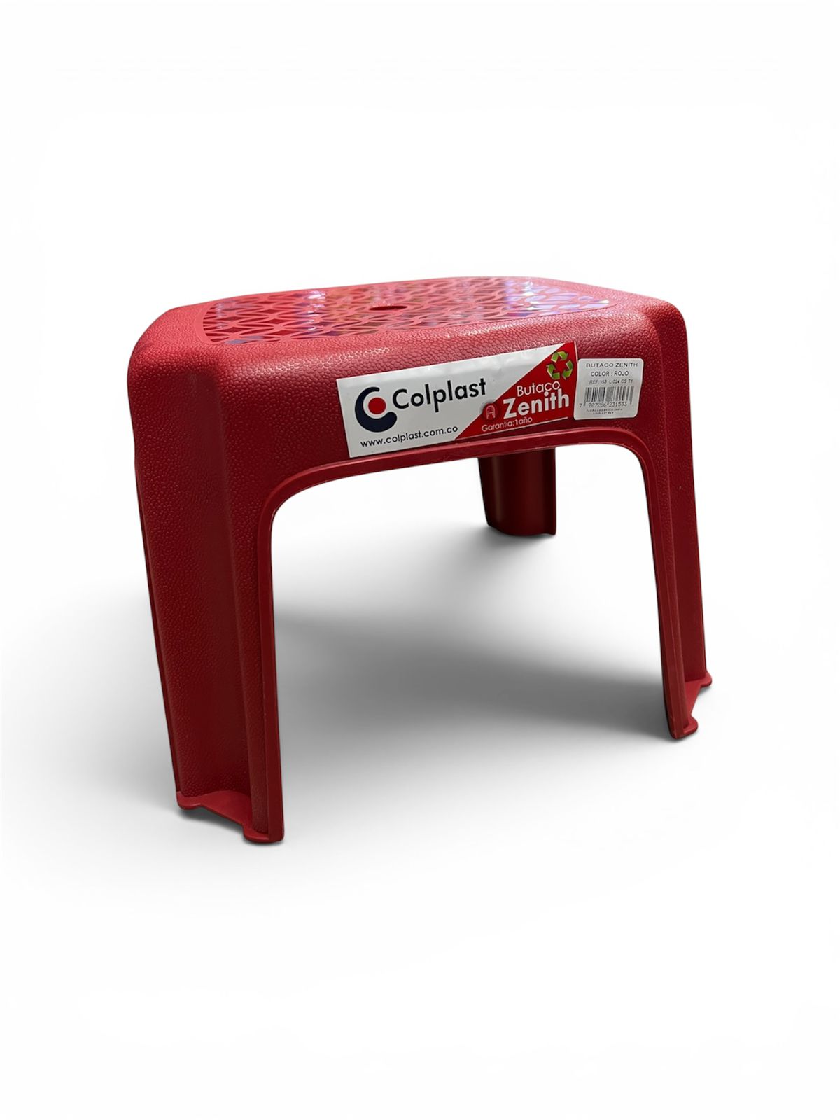 Butaco Zenith Pequeño Colplast Rojo