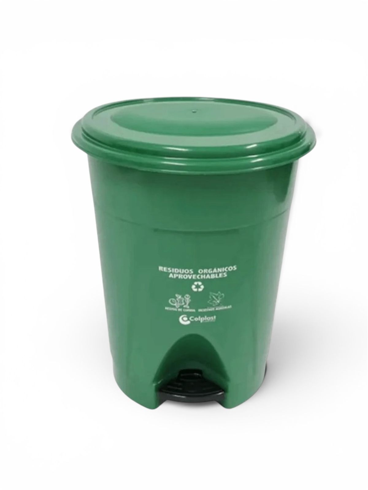 Papelera Pedal 25 Litros Colplast Verde