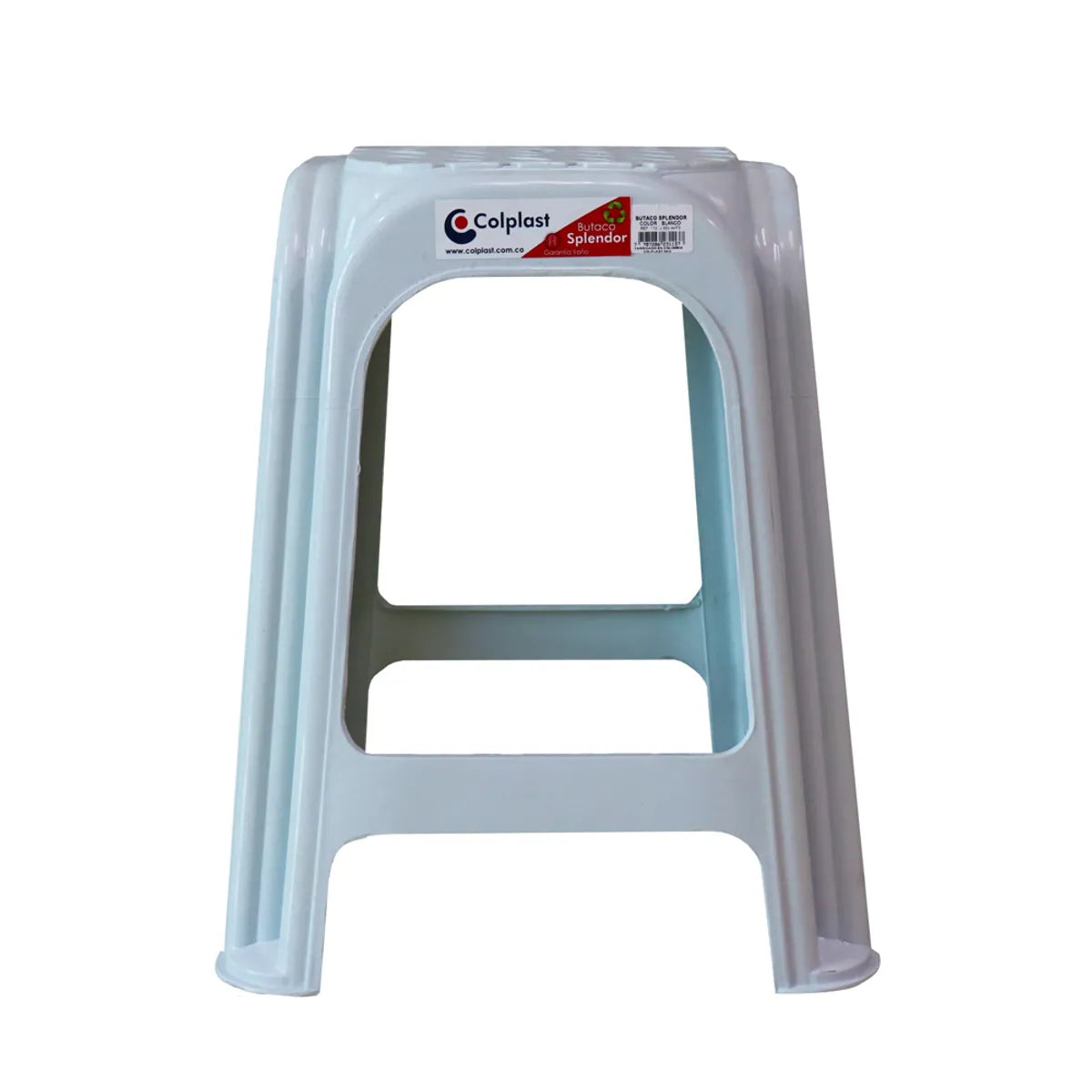 Butaco Plastico Splendor Colplast Blanco
